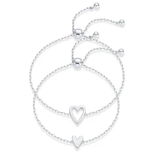 Mother-Daughter Heart Bracelets - Image 12