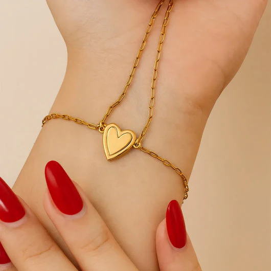 Mother-Daughter Heart Bracelets - Image 6